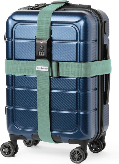 Brookstone Luggage Strap 2-in-1 TSA-Approved Expandable Strap