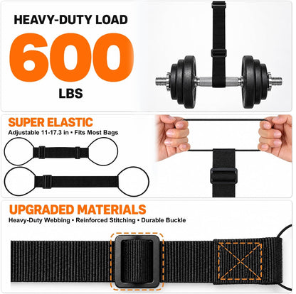 7 Pack Adjustable Luggage Straps for Suitcases & Luggage Connector Straps