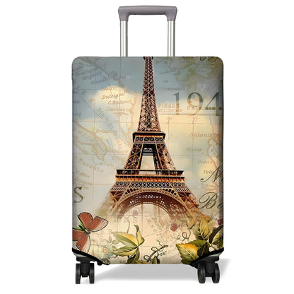 Travel Luggage Cover Suitcase Protector Fits 18-32 Inch Wheel Covers PatternedTravel Related Items Flower Luggage Protector Elastic M