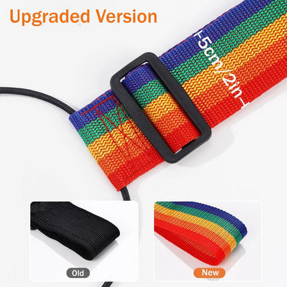 Luggage Straps,Elastic Travel Straps for Securing Luggage, Suitcase & Bag Organizer, Adjustable Hold-Down Straps for Travel Accessories, Carry-On, Checked Bags, Ideal for Travelers (7PCS)