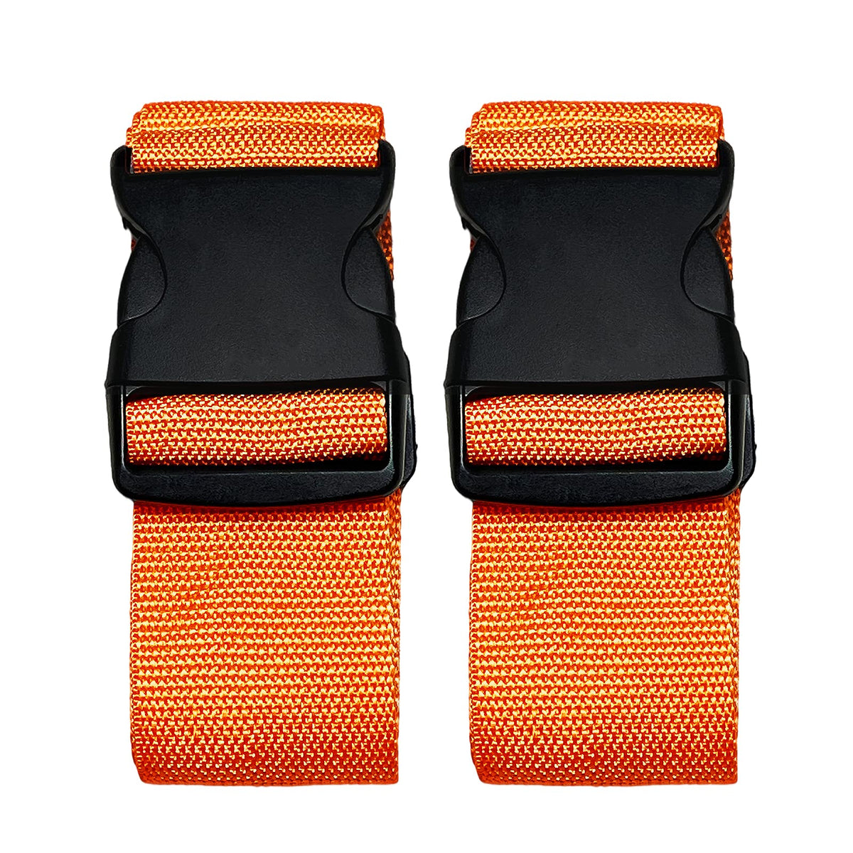 2 Pack Suitcase Belts, Adjustable Luggage Straps, Bright Colors Travel Packing Straps with Quick Release Buckle (Pink)