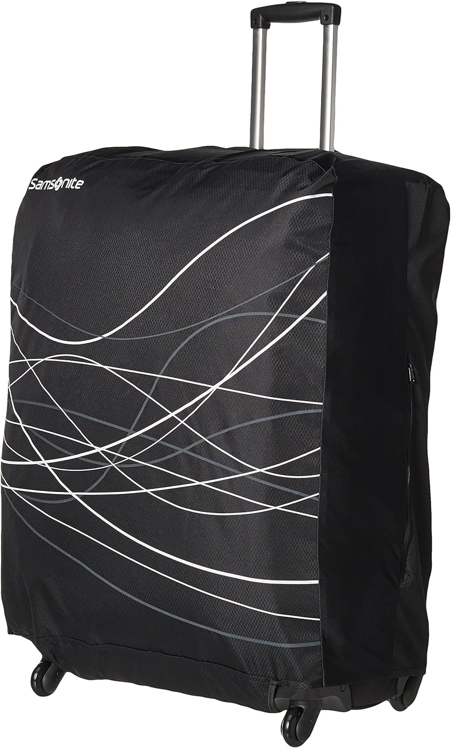Samsonite Printed Luggage Cover, Black, Large