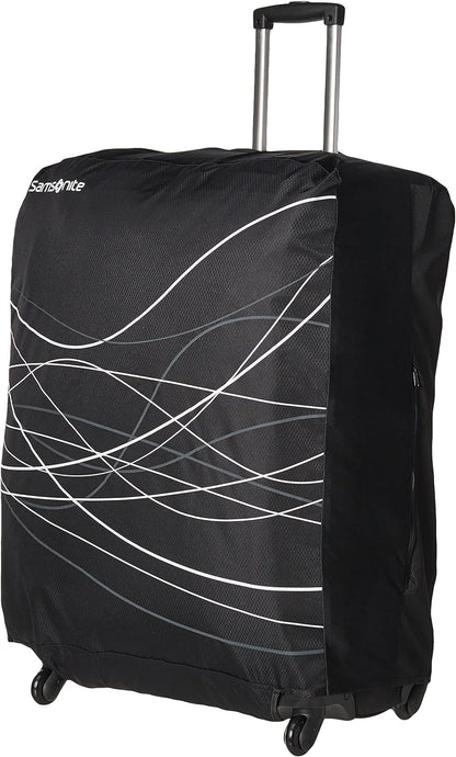 Samsonite Printed Luggage Cover, Black, Large