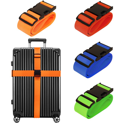 Chelmon Luggage Straps for Suitcases TSA Approved Travel Essentials 4 Pack
