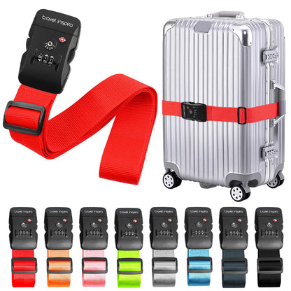 Travel Inspira Luggage Straps for Suitcases with TSA Lock