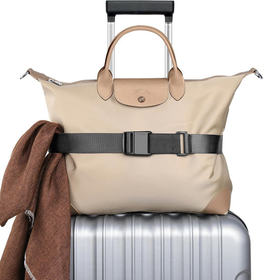 Travel Inspira Magnetic Quick Release Luggage Straps Black
