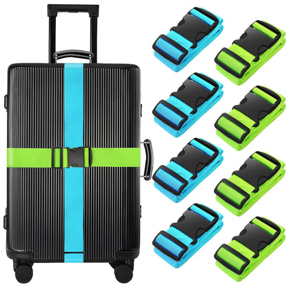 BILIONE Luggage Straps for Suitcases,79" Long Adjustable Luggage Belts