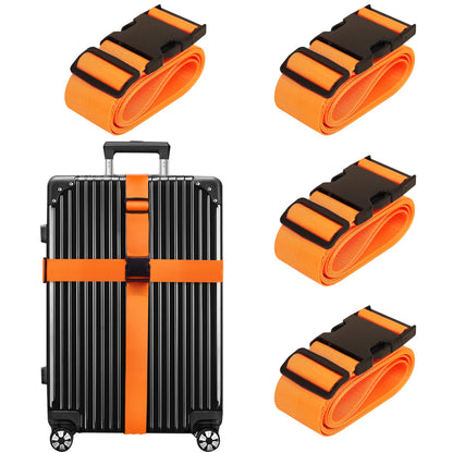 Chelmon Luggage Straps for Suitcases TSA Approved Travel Essentials 4 Pack