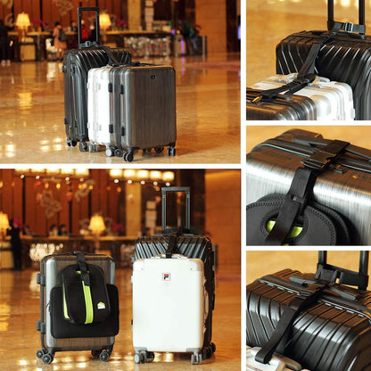 Vigorport Luggage Connector Straps for Suitcase, Add A Bag Suitcase Belt