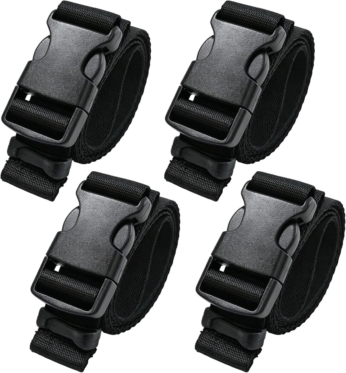 1”x 48”Utility Straps with Buckle Quick Release Buckle Straps with Clip