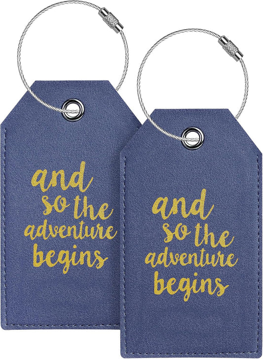 Casmonal 2 Pack Luggage Tags for Suitcases Personalized Travel Essentials